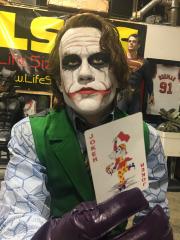Dark Knight Heath Ledger Sitting Joker