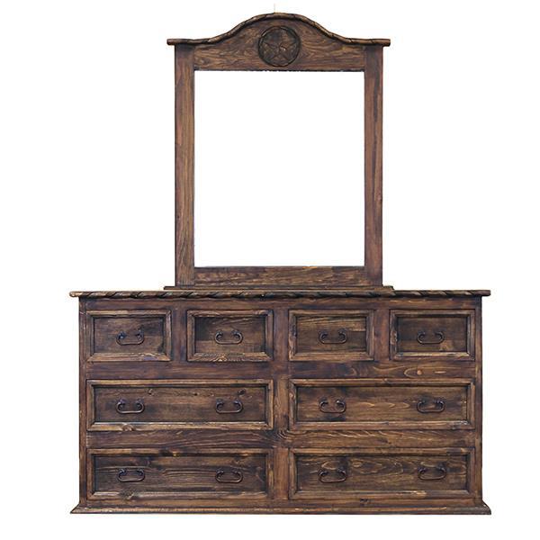 65" Dresser 8-Drawers W/Rope (Medio Finish)