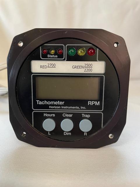Horizon Instruments P-1000 Digital Engine Tachometer For 6 Cylinder. Used.