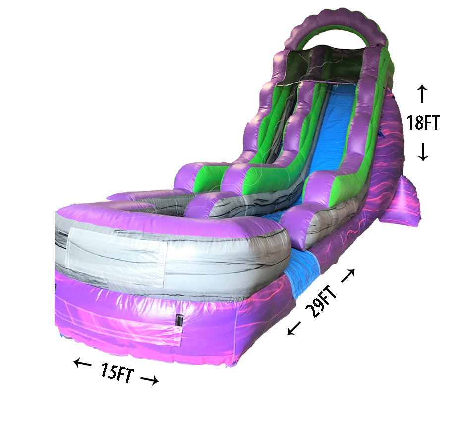 18' Purple Slide (Wet/Dry)