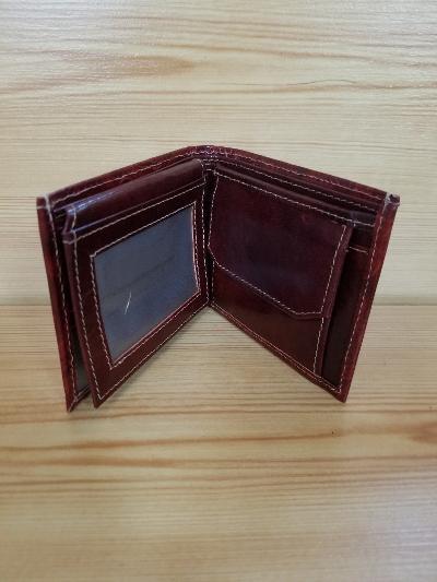 Genuine Leather Bifold Wallet.