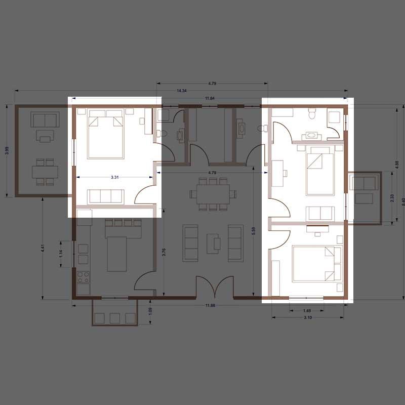 Cleaning - 3 Rooms