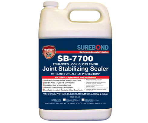 SB-7700 Wet Look
Joint Stabilizing Sealer
With Antifungal Film Protection
