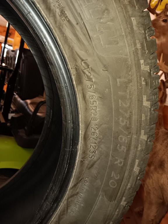 LT275/65R20 Michelin Defender LTX Platinum Tires Set of 4