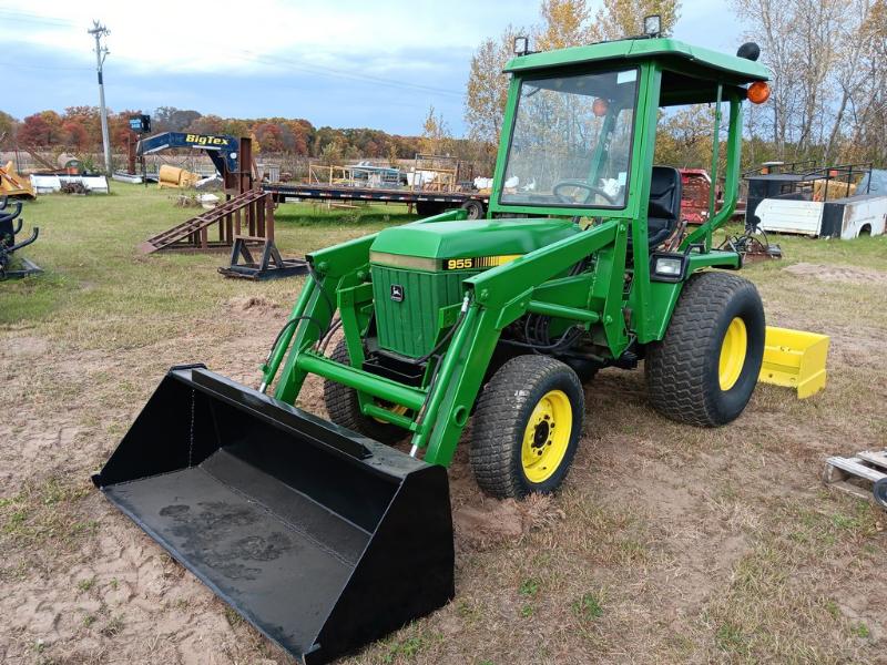 John Deere 955 Tractor with Bucket & Back Blade - Item # 131