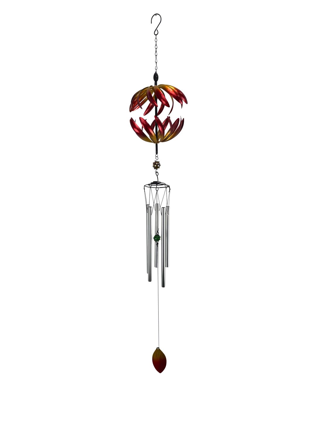 Wind Chime Sphere Spinner Red Yellow