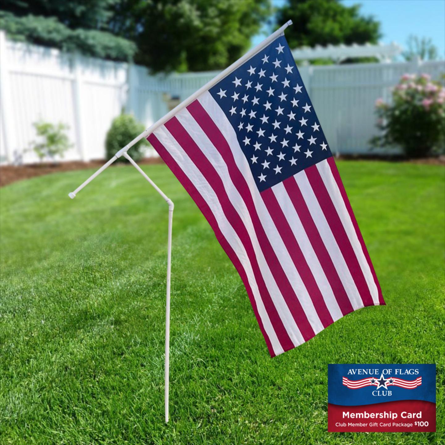 TC United "Old Glory" Avenue of Flags Club Membership Display