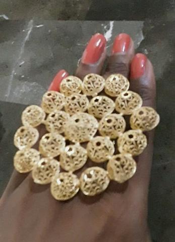 Oversized Gold Plated Ring