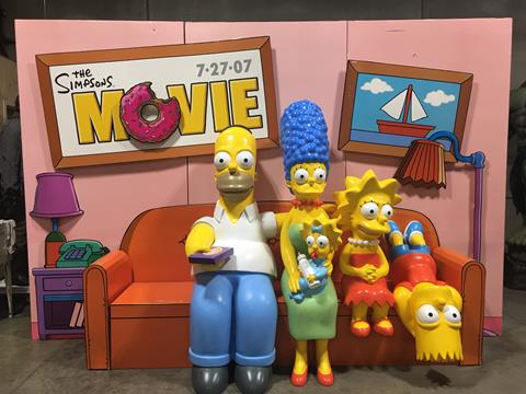 Life Size The Simpsons Theater Display