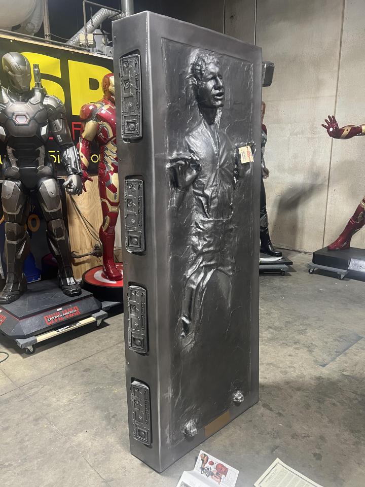 Life Size Han Solo in Carbonite Illusive Concepts