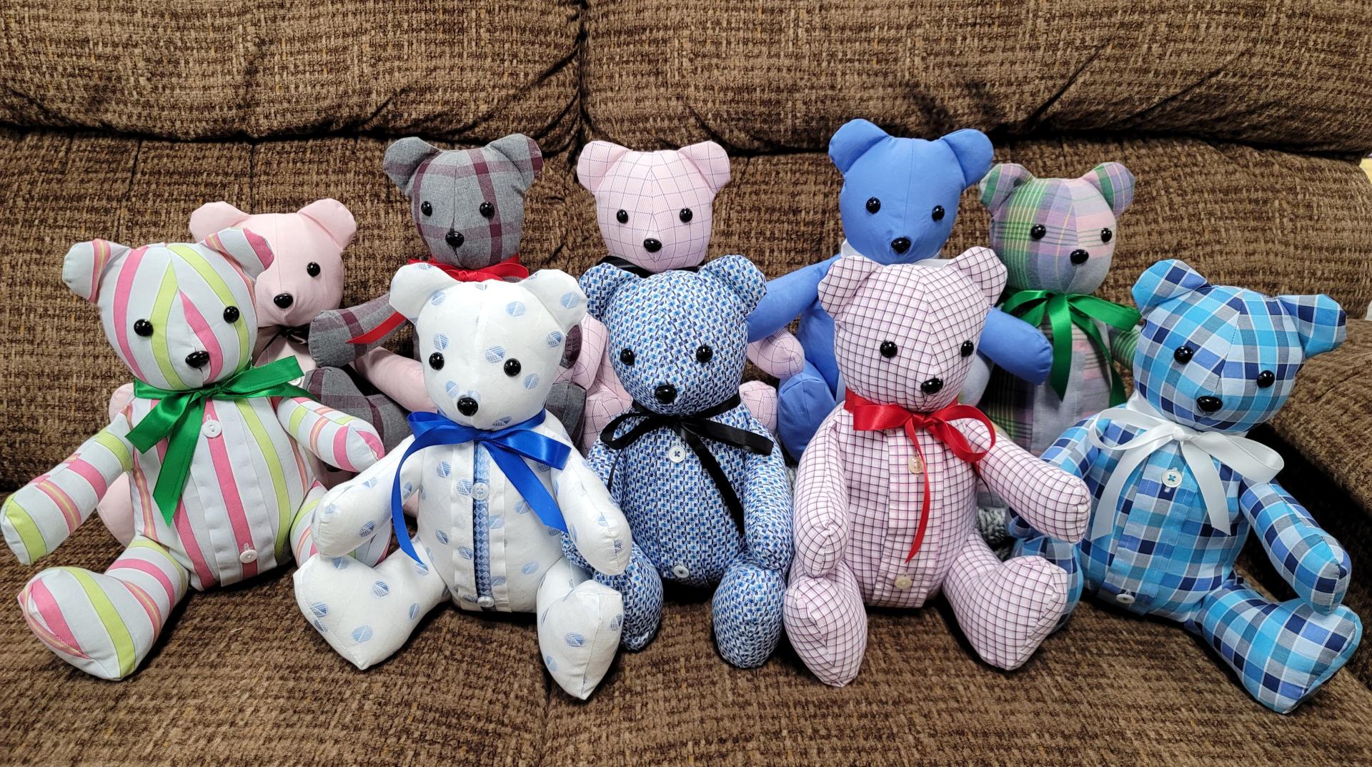 Memory Bear made from Loved Ones Shirts