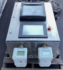 Partlow Versa Chart Circular Chart Recorder with GE Fanuc HMI ES1222 & ABB TB84 Conductivity Analyzers