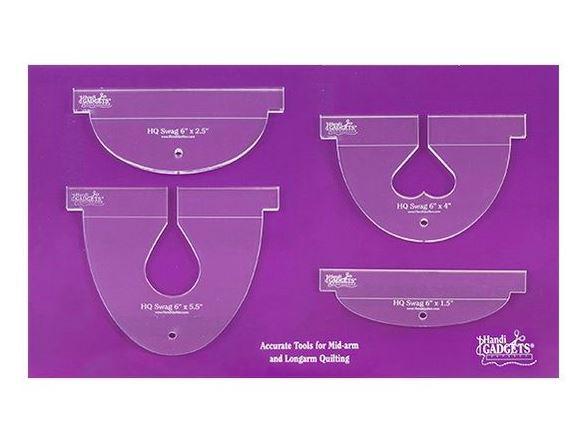 Ruler Set - 6" Swags