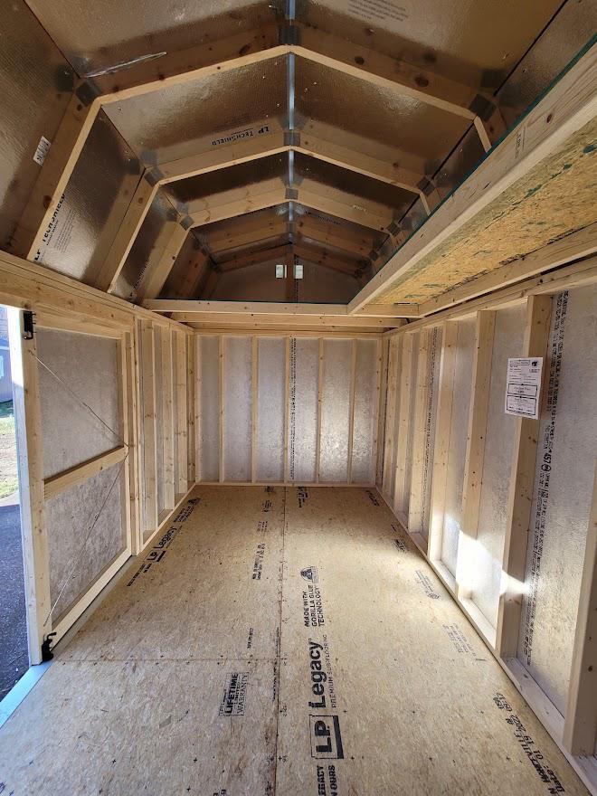 8X16 LOFTED BARN W / U-LOFT