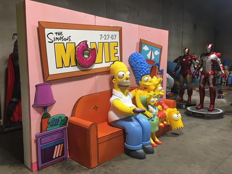 Life Size The Simpsons Theater Display