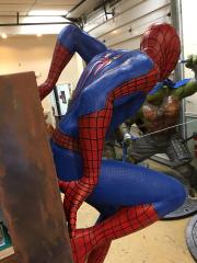 Life Size Marvel Amazing Spiderman 2 with Background Wall