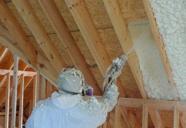 Spray Foam for Attic Spaces and Attic Insulation Home or Commercial building.