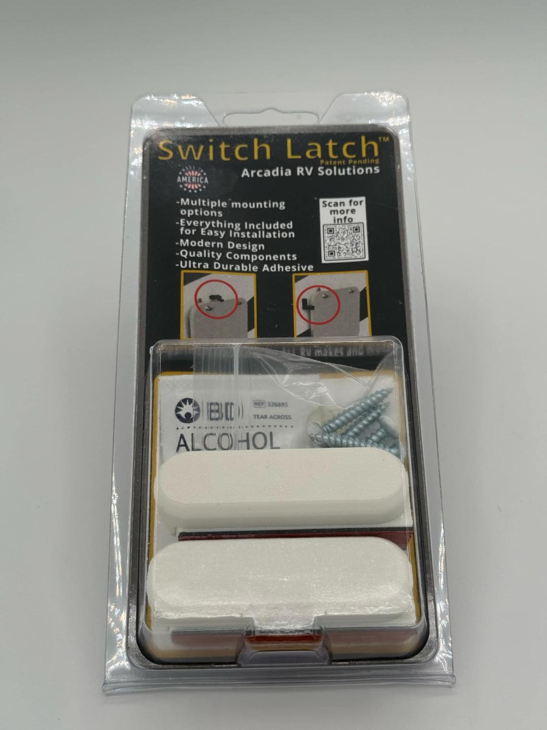 Switch Latch White 2 Pack