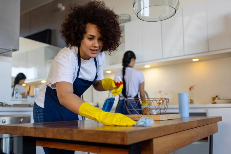 Kitchen, Restroom, Window Cleaning &amp; Vacuuming