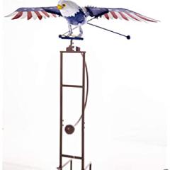 Garden Stake Rocking Patriotic Eagle