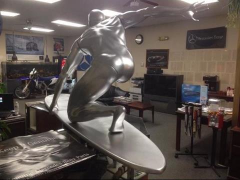 Life Size Marvel Silver Surfer