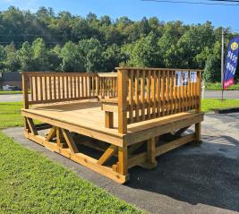 PRE-BUILT DECKS - 8 x 12 WITH STAIRS $2,695 + tax OR $250/Down & $125/Mo RENT TO OWN - NO CREDIT CHECK - EVERYONE APPROVED - MANY SIZES & COLORS AVAILABE!