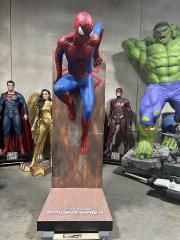Life Size Marvel Amazing Spiderman 2 with Background Wall