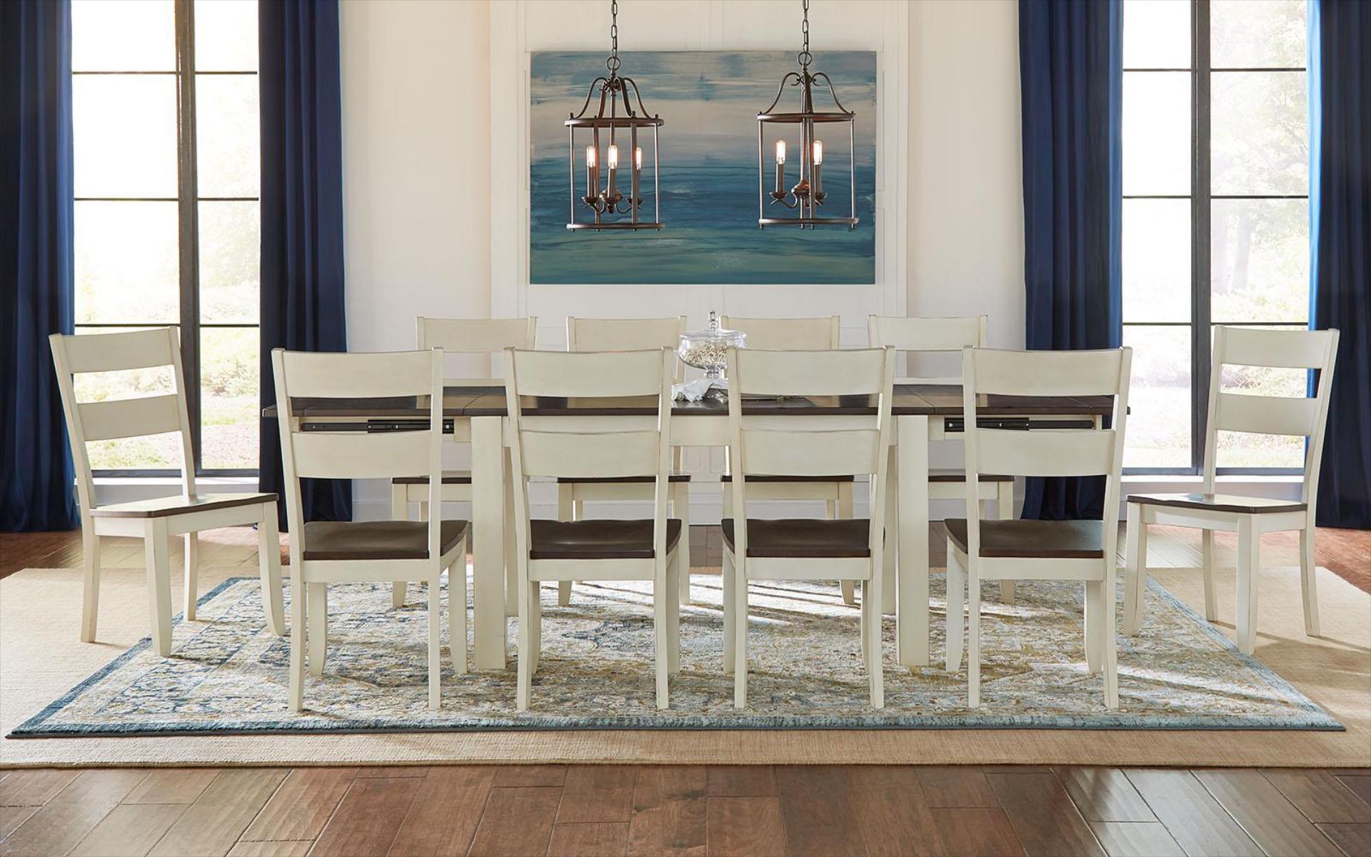 BI-BTFLY DIN HT TABLE 2 - 18” BTFLY LEAVES