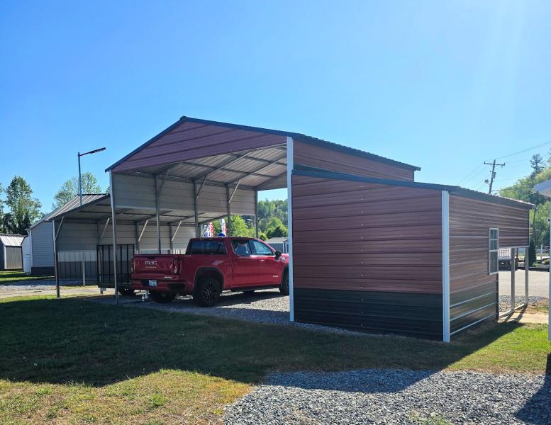 🔥SAVE $2,565 OFF - 40x20x12/8 BARN STYLE COVER w/STORAGE - ONLY $9,093 + TAX INSTALLED IN NC!
