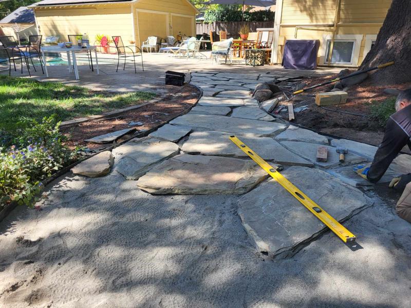 Flagstone Pathways and Patios