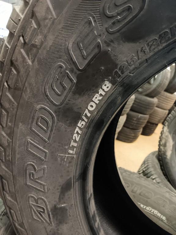 LT275/70R18 Bridgestone Dueler A/T Tires Set of 4