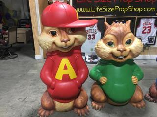 Life Size Alvin and the Chipmunks Theater Display
