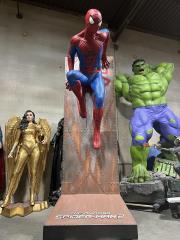 Life Size Marvel Amazing Spiderman 2 with Background Wall