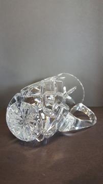 THUMBPRINT PRESSED CRYSTAL 8-1/2" PITCHER