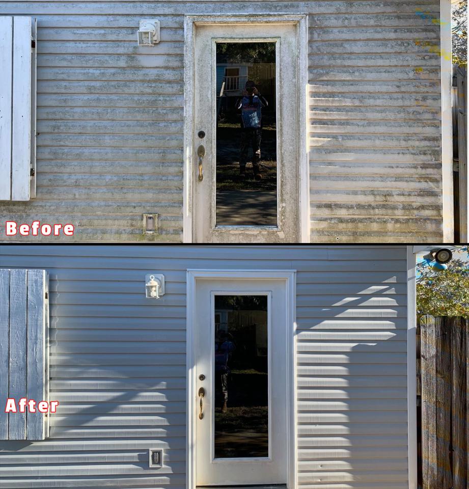 Residential Pressure Washing In Defuniak Springs Fl House Washing Roof Cleaning