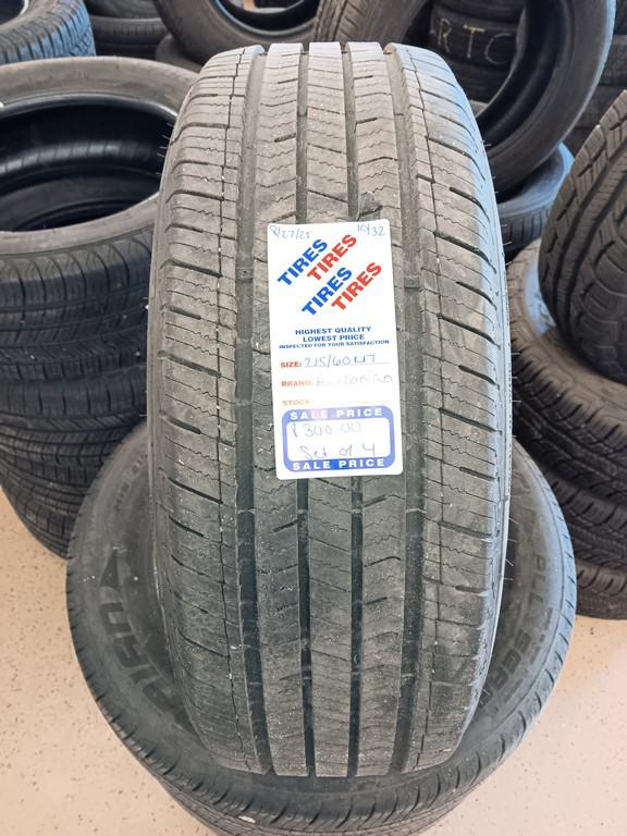 215/60R17 Arizonian Silver Edition Tires Set of 4