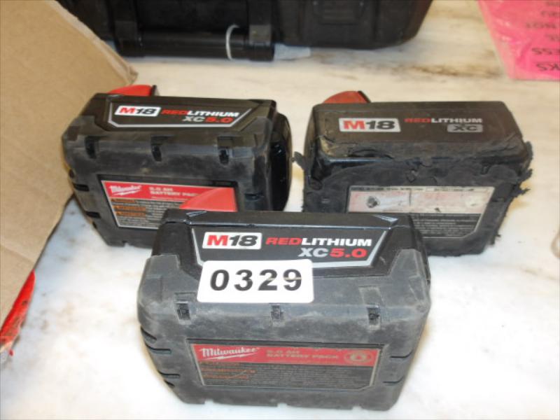 329    3  M18 BATTERIES