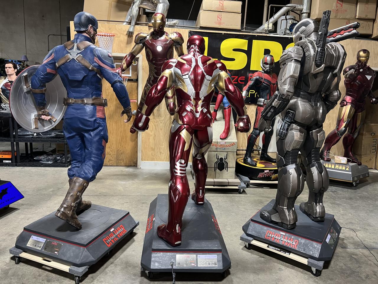Marvel “Captain America: Civil War” 3 Piece Set War Machine Ironman