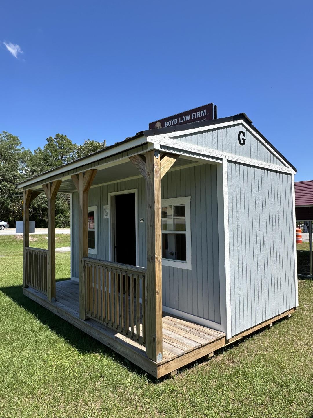Graceland 12x16 Side Porch Cabin