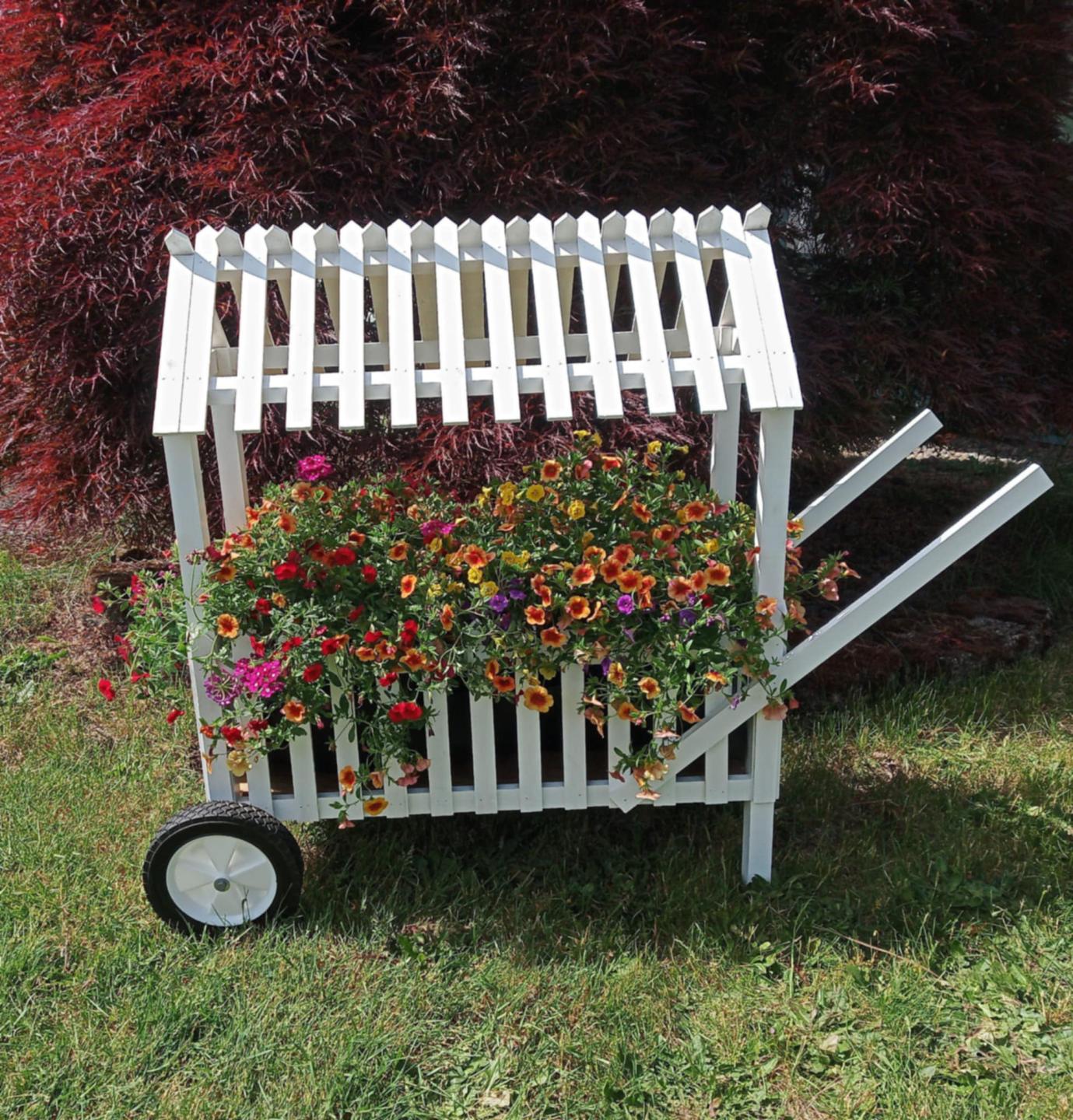 The Traditional Flower Cart