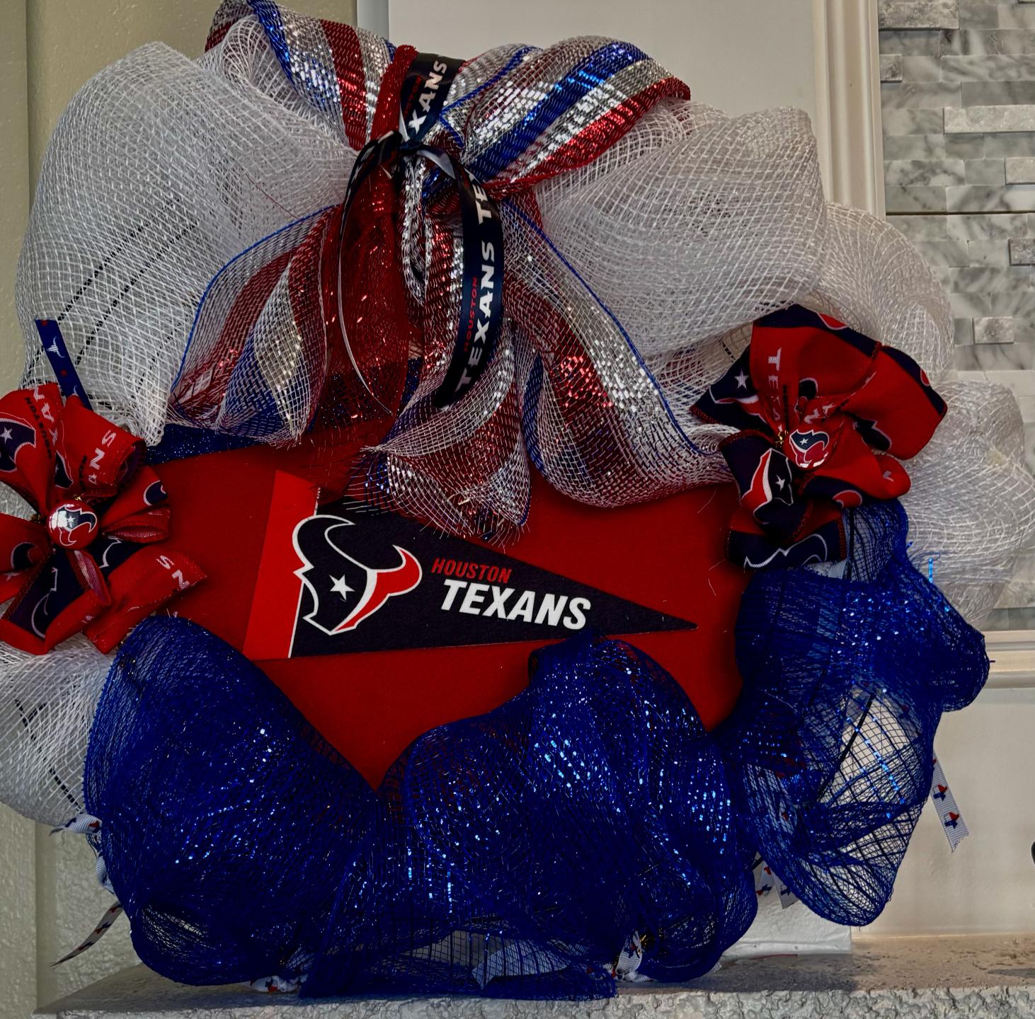 Houston Texans Handcrafted Door Wraths