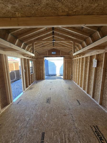 12X20 W/RAMPAGE DOOR, ELECTRICAL PKG, 2FT SIDE LOFTS  - SAVE $460 - $346 DOWN & $346/Mo OR $8,759 - NO CREDIT CHECK - FREE DELIVERY & BLOCKS (50-MILES)