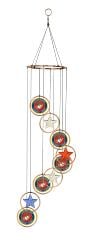 Wind Chime Spiral Metal Marines