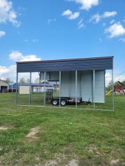 SAVE 20% OFF - ONLY $6,940 - 18x30x14 RV COVER WITH 10x12x9 LEAN-TO - NO CREDIT CHECK RTO - FREE INSTALL IN NC!