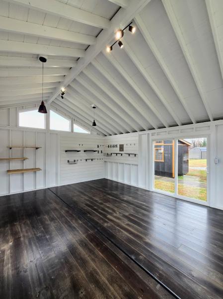 20x20 Retreat w/4FT PORCH - TREX DECK - 125 AMP ELECTRICAL - HOUSE DOOR & MORE!