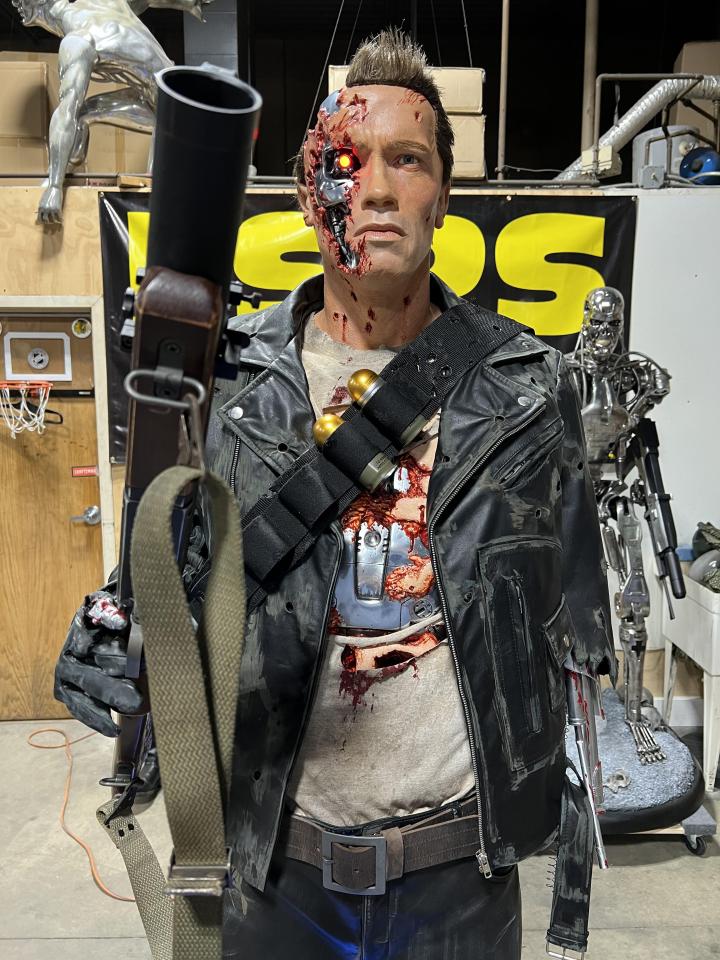 Battle Damaged T2 Terminator Arnold Schwarzenegger
