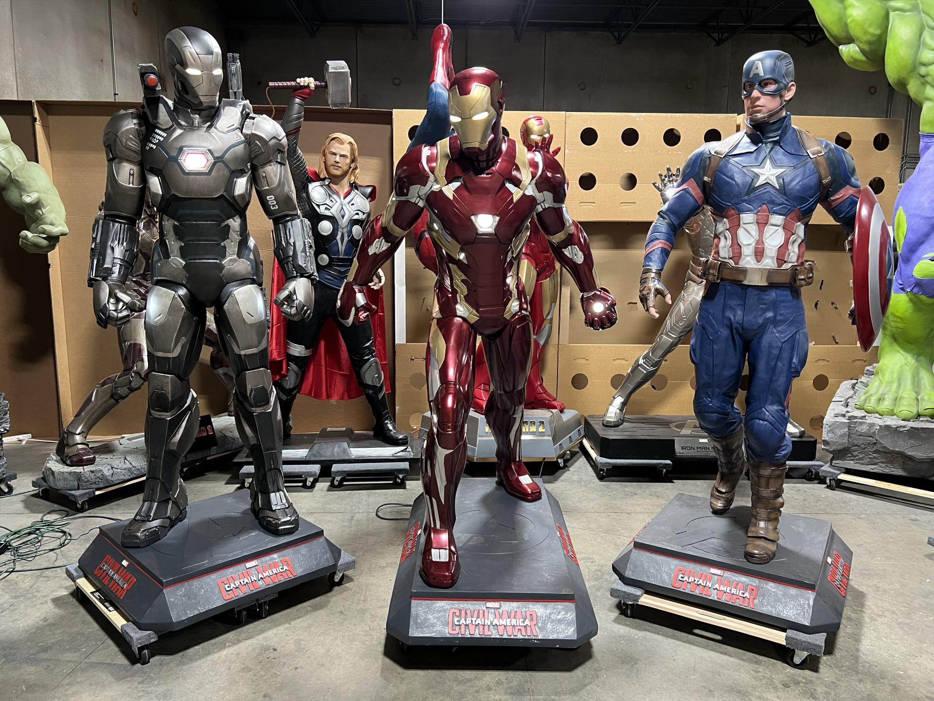 Marvel “Captain America: Civil War” 3 Piece Set War Machine Ironman