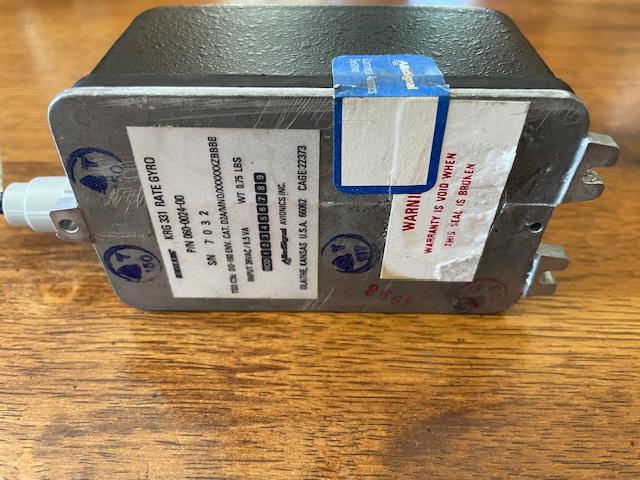 King KRG 331 Yaw Rate Gyro. Form 8130, Used.