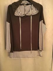 Double Layer Hoodie Top