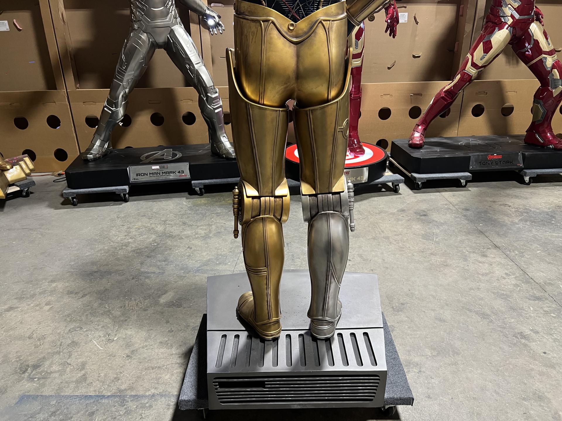 Life Size Star Wars Sideshow Version 2 R2-D2 and C-3P0